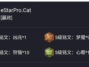 法师装备铭文攻略（掌握关键诀窍，让你成为无敌法师）