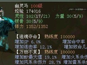 《大话2坐骑技能选择攻略》（从初级到高级，解析大话2中最适合的坐骑技能选择方案）