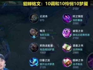 貂蝉出装攻略（以开局玩法为重，带你领略貂蝉的魅力与力量！）