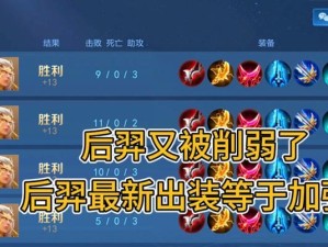 王者荣耀以后裔铭文出装攻略（带你了解以后裔铭文搭配和出装技巧，轻松成为王者！）