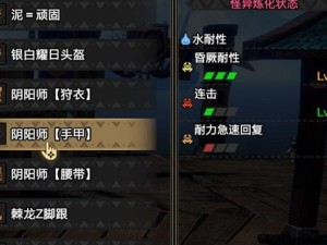 《怪物猎人崛起》主流太刀配装强度对比分析（解密太刀装备方案，掌握最优配装）