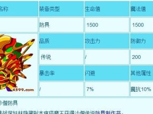 造梦3沙僧成长攻略（培养沙僧的技能和能力，助你在造梦3中游刃有余）